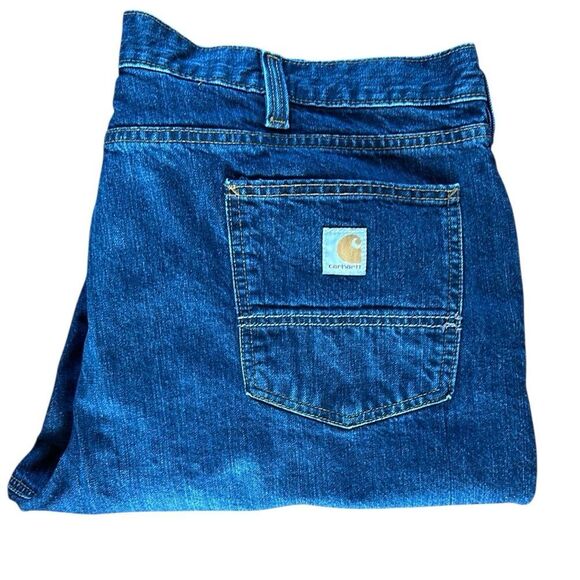 Carhartt Relaxed Fit Jeans with Durable Denim - Picture 1 of 7